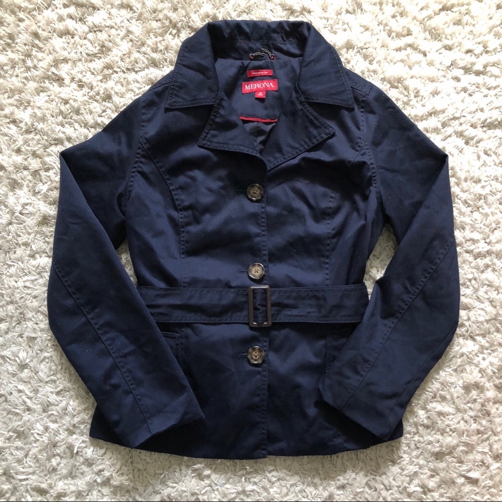 Navy water Repellant Jacket